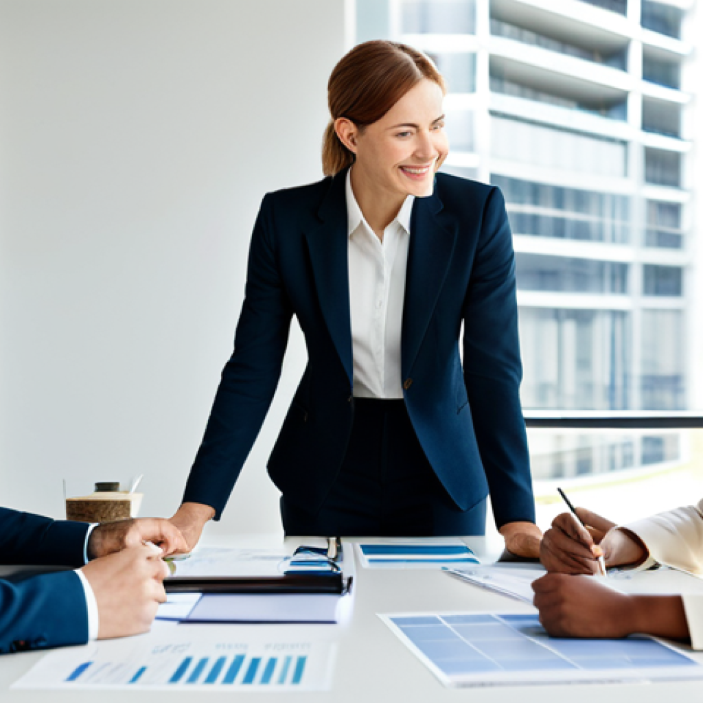 행정안전 전문가를 위한 추천 서적 - Transformational Leadership**

"A diverse team collaborating in a modern office space, led by a conf...