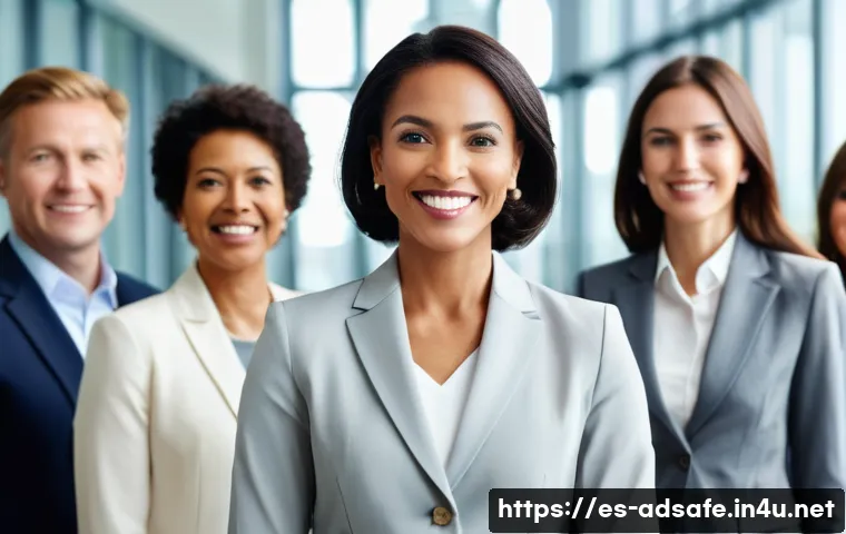 행정안전 분야 여성 전문가의 커리어 팁 - **Prompt:** A dynamic and inspiring image of a diverse group of professional women in a contemporary...