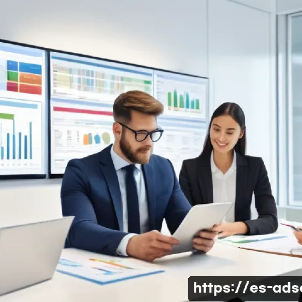 행정안전 실무 체크리스트 - A modern public administration office environment with a diverse team of professionals collaborating...